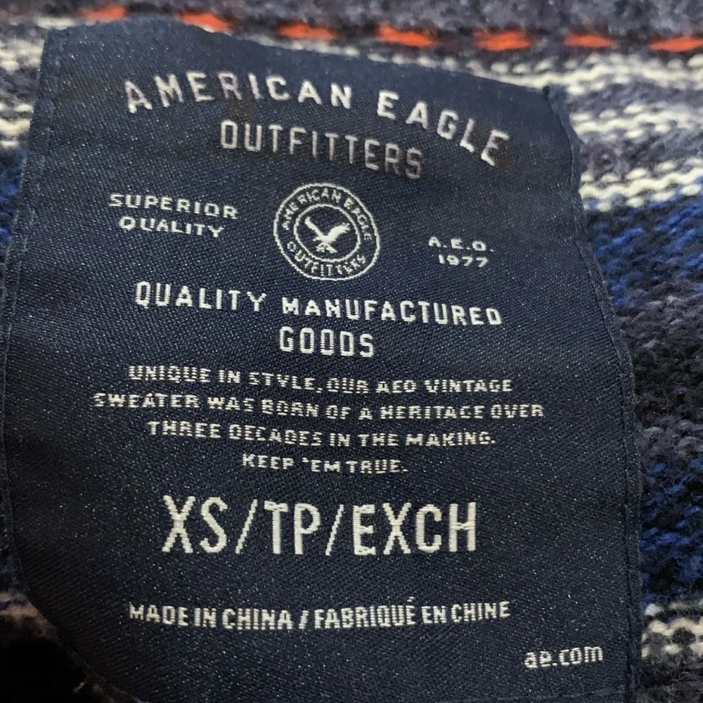 Men's American Eagle Nordic Sweater - Size XS but very oversized